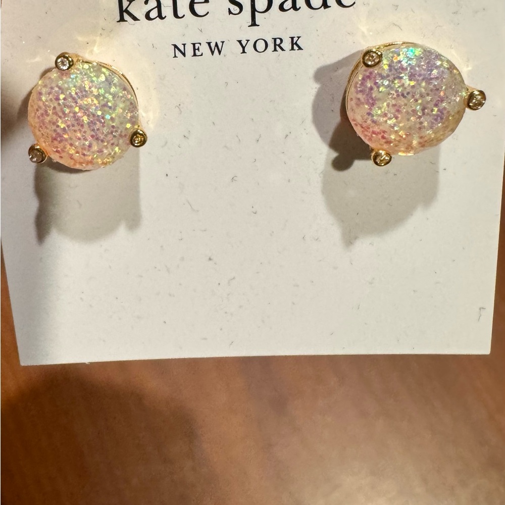Kate Spade New York Glitter Stud Earrings